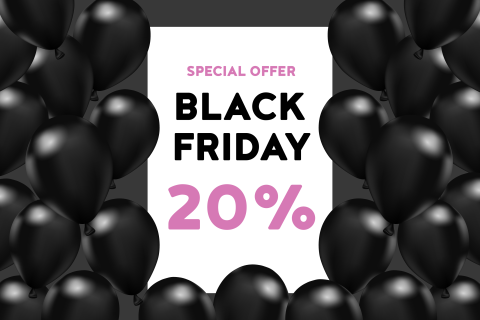 black friday: 20% off
